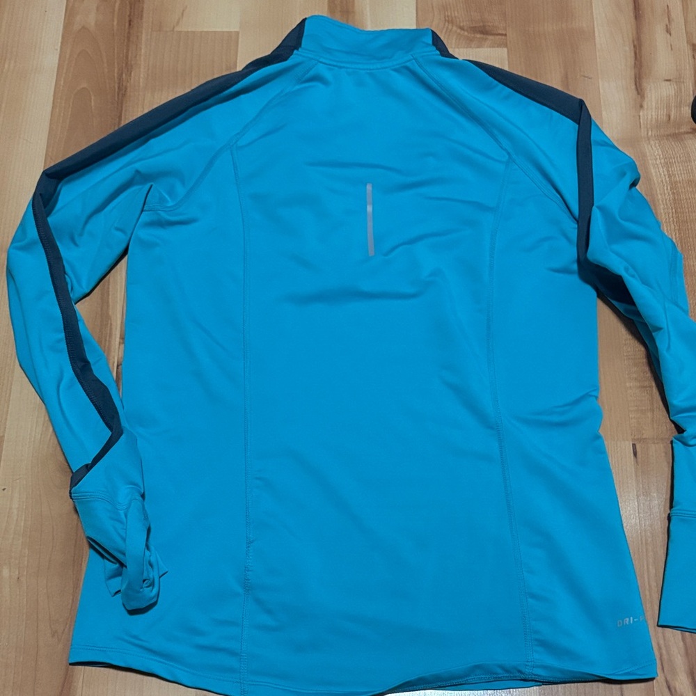 Nike Teal and Black Quarter-Zip Top - Picture 5 of 5